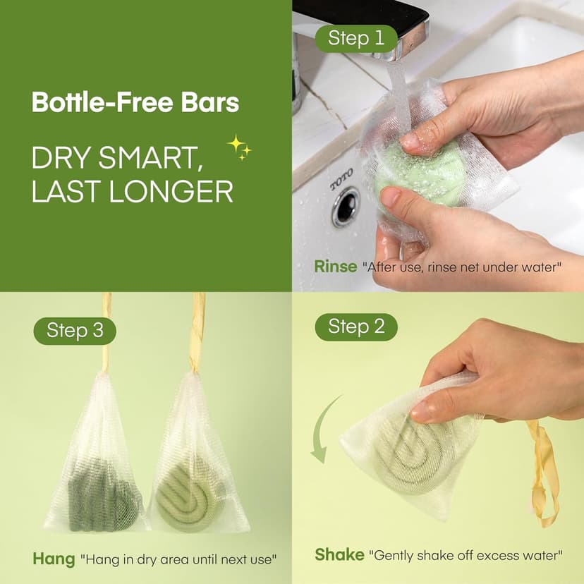 How to store shampoo and conditioner bars